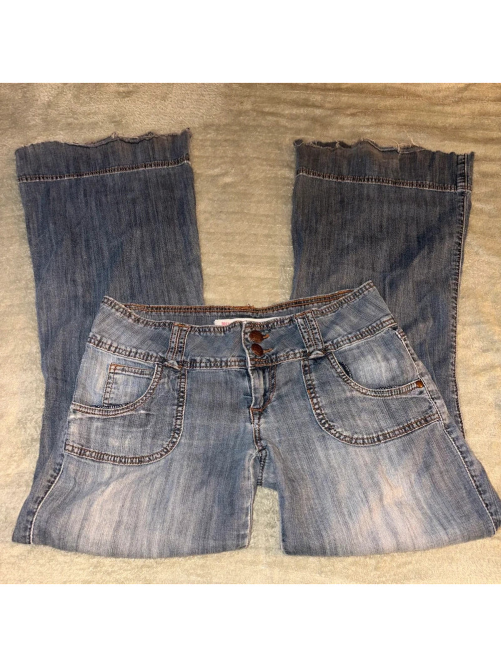 Low Rise Y2K 70’s Style Extreme Flared Jeans